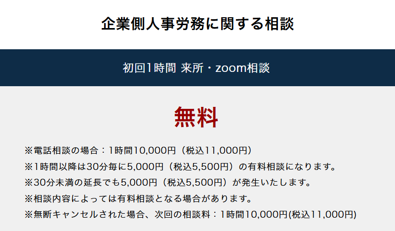団体交渉の弁護士費用