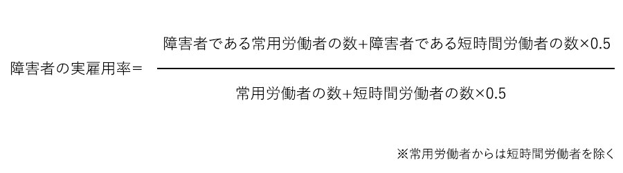 障害者雇用の計算式